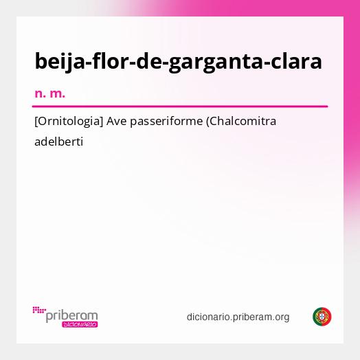 Significado de beija-flor-de-garganta-clara